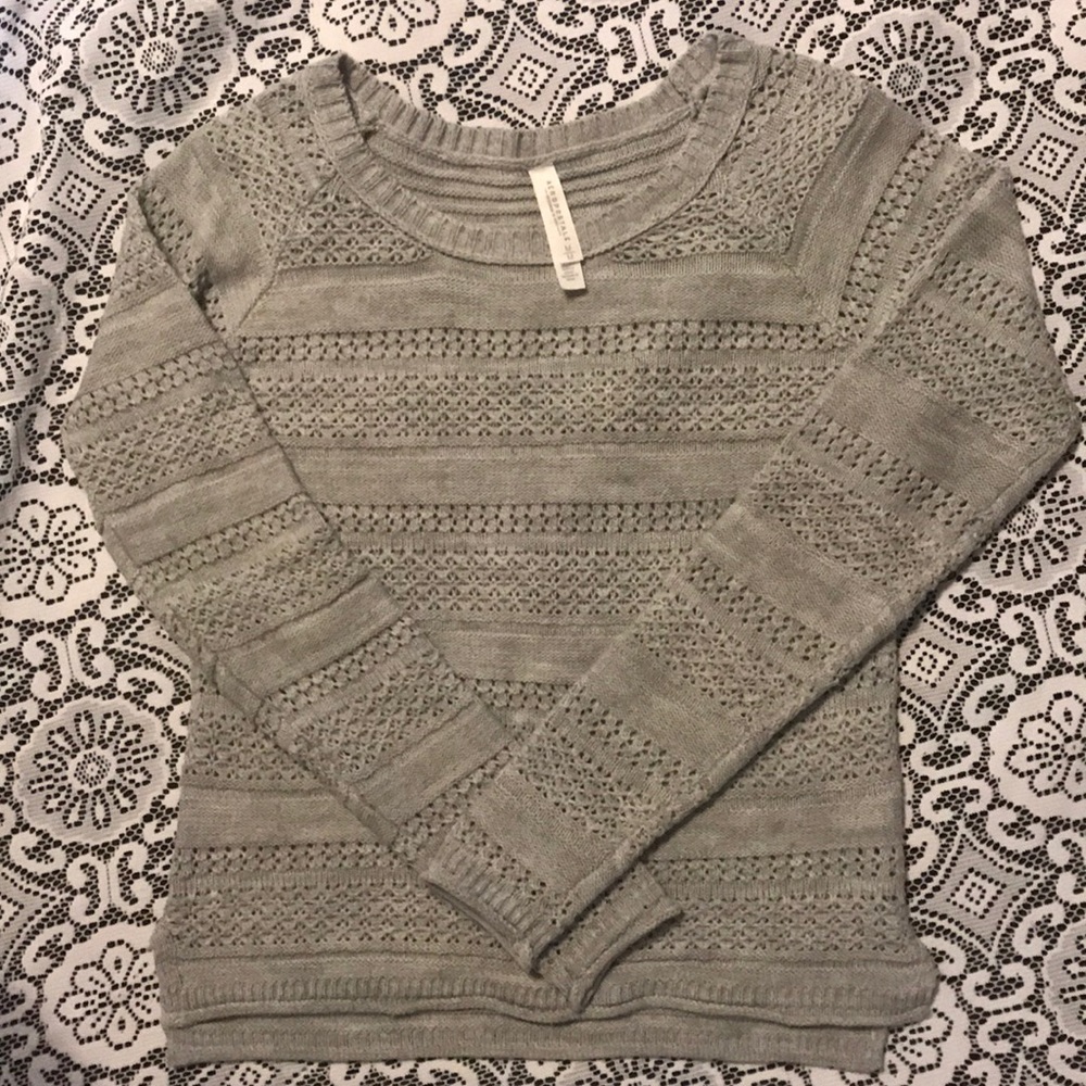 Gray Knit Sweater